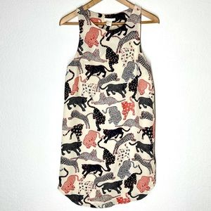 H&M Multicolored Panther Dress